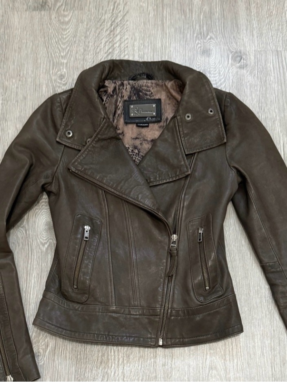 Aritzia Kenya leather jacket